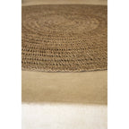 Tapis rond en jonc de mer naturel 100 cm de diamètre, vue 5
