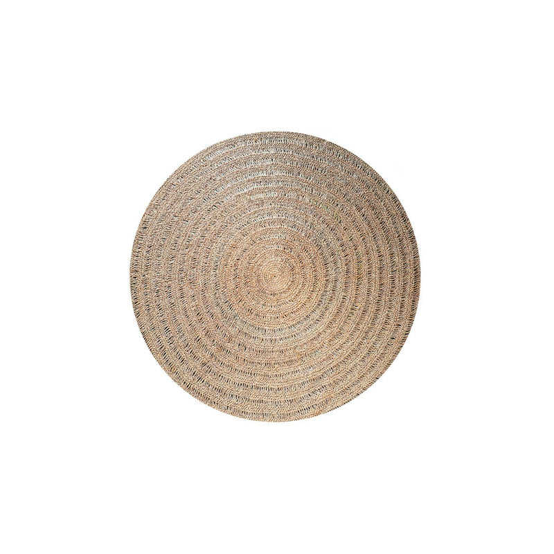 Dimensions Tapis rond en jonc de mer naturel 100 cm de diamètre