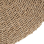 Tapis rond Sizali en sisal naturel 100 cm de diamètre, vue 4