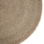 Tapis rond Sizali en sisal naturel 150 cm de diamètre en situation