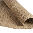 Tapis rond Sizali en sisal naturel 200 cm de diamètre, vue 3