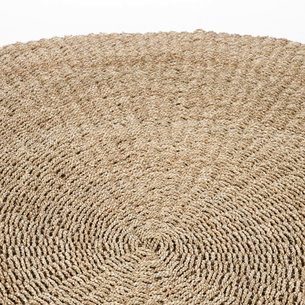 Tapis rond Sizali en sisal naturel 200 cm de diamètre, vue 4