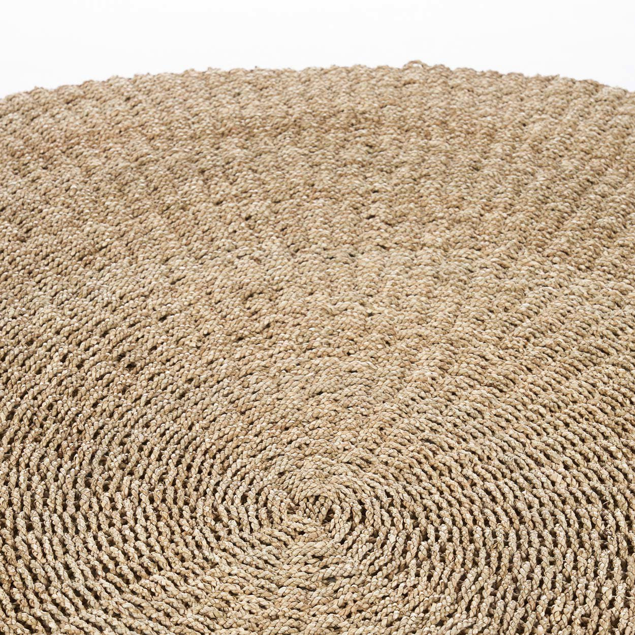 Tapis rond Sizali en sisal naturel 200 cm de diamètre, vue 4