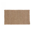 Tapis Sizali en sisal naturel 120 x 70 cm vu de dessus posé à plat