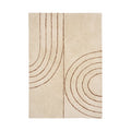 Tapis Tampa coton arches beige 160x230 cm
