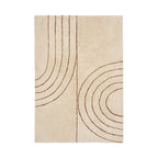 Tapis Tampa coton arches beige 160x230 cm
