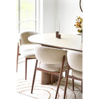 Tapis Tampa coton arches beige 200x300 cm vue de détail
