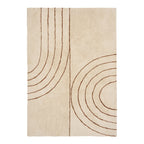Tapis Tampa coton arches beige 200x300 cm