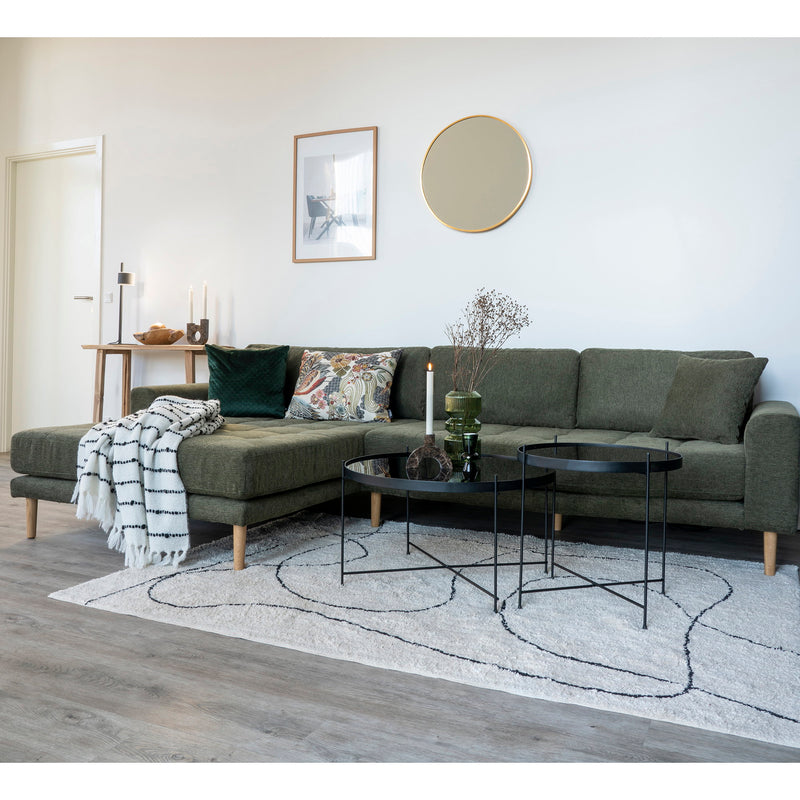 Dimensions Tampa Natural Rug – Abstract Graphic Pattern – Cotton 200 × 300 cm