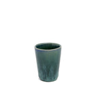 Tasse à expresso en grès vert profond 7 cm