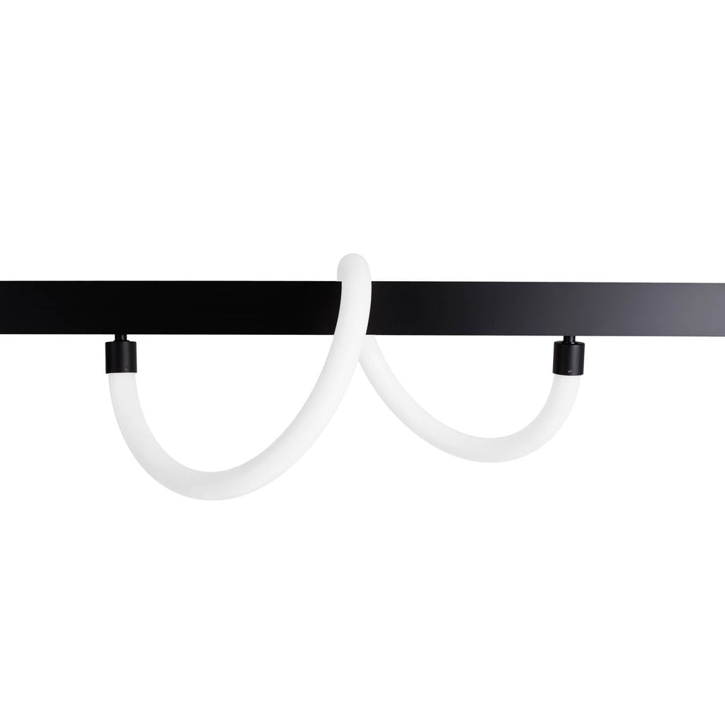 Tube lumineux souple Magnetic 2 m noir connecté Zigbee, vue 2