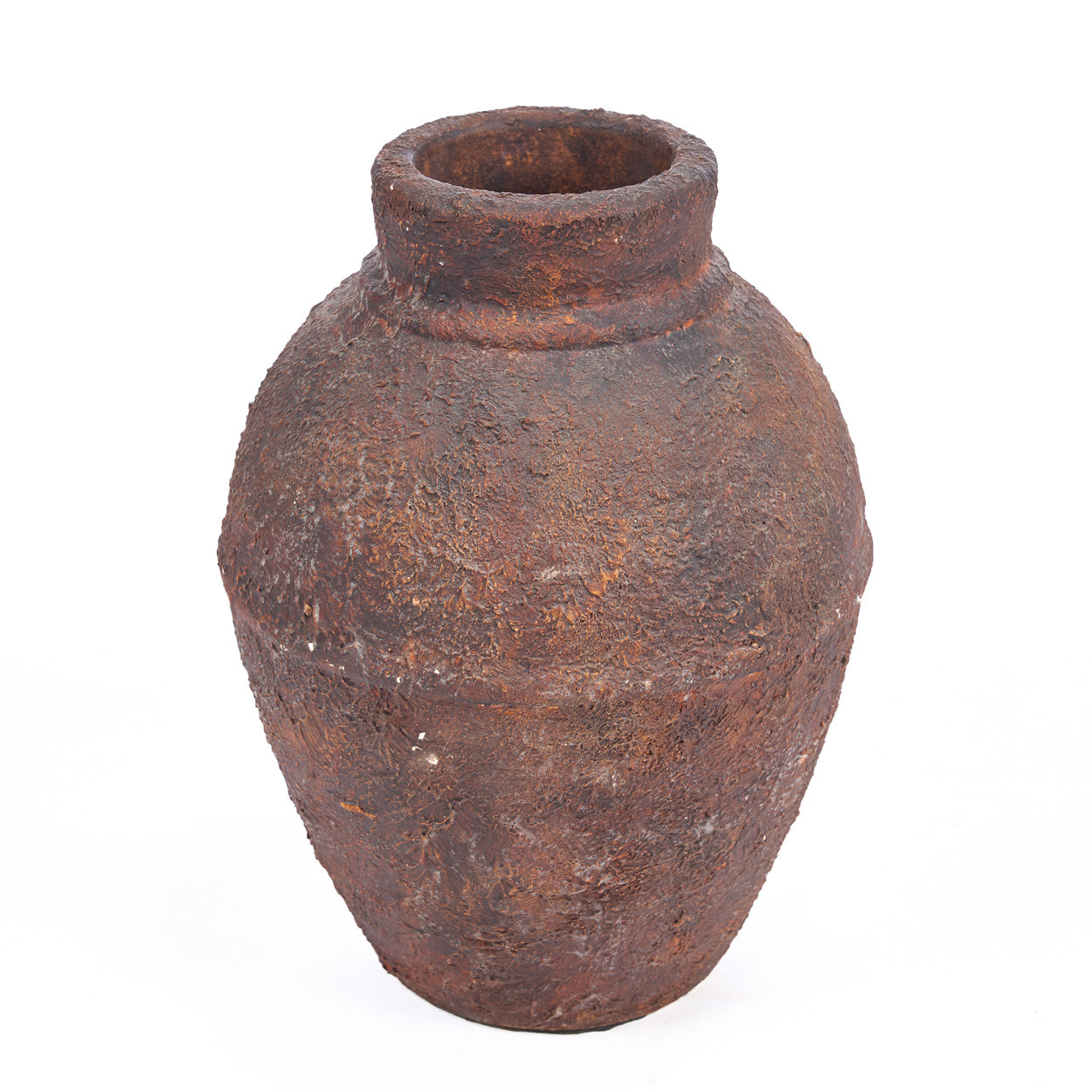 Vase Amphora Rustica en terre cuite bordeaux 30 cm, vue 5