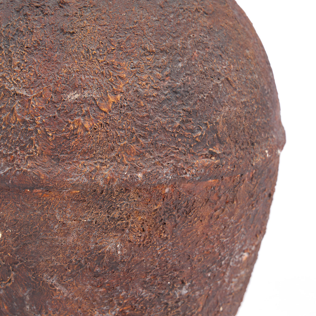 Vase Amphora Rustica en terre cuite bordeaux 30 cm, vue 8