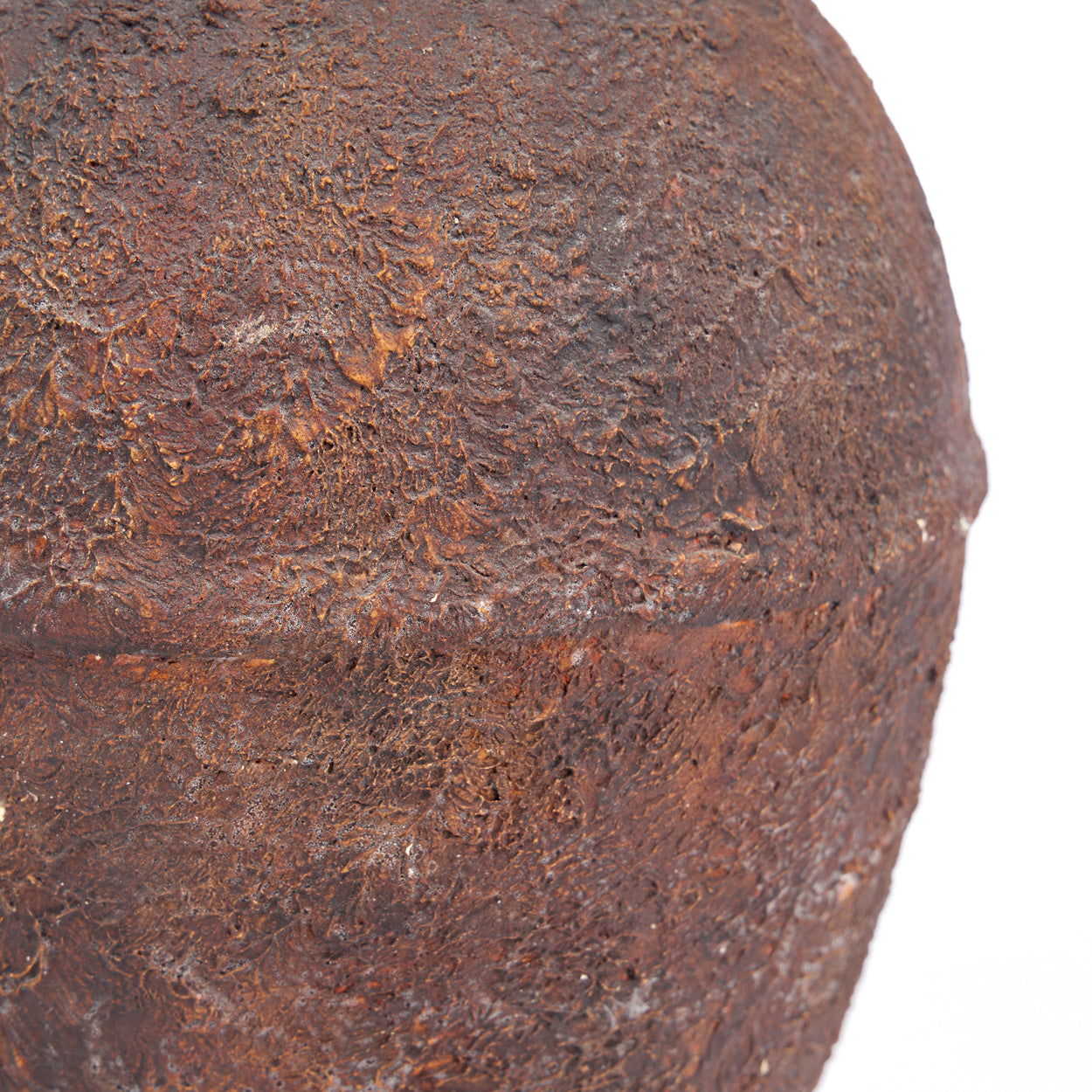 Vase Amphora Rustica en terre cuite bordeaux 30 cm, vue 8