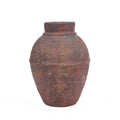 Vase Amphora Rustica en terre cuite bordeaux 30 cm
