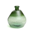 Vase Bolai en verre recyclé vert 50 cm