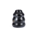 Vase Burned en terre cuite noire 17 cm