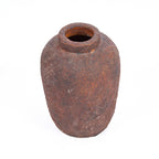 Vase Clay Echo en terre cuite bordeaux 20 cm, vue 5