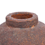 Vase Clay Echo en terre cuite bordeaux 20 cm, vue 6