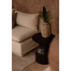Vase Clay Echo en terre cuite crème 30 cm, vue 5