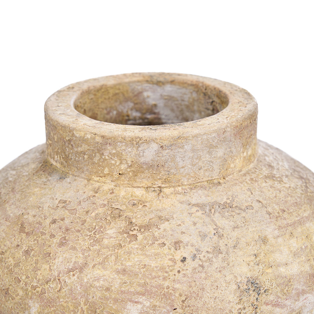 Vase Clay Echo en terre cuite crème 30 cm, vue 8