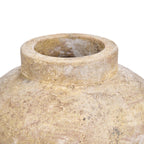 Vase Clay Echo en terre cuite crème 30 cm, vue 8