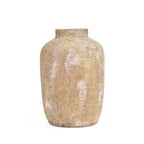 Vase Clay Echo en terre cuite crème 30 cm