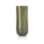 Vase Forest en verre vert olive 33 cm