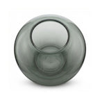 Vase Jacqueline en verre gris fumé 21 cm, vue 3