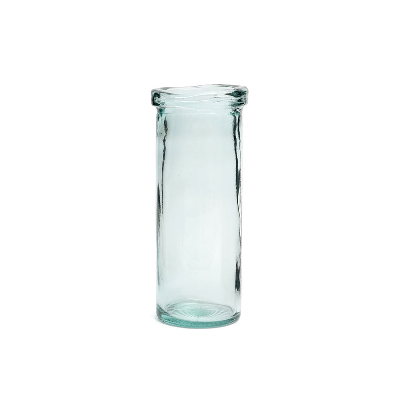 Dimensions Vase Jiandan en verre recyclé transparent 36 cm