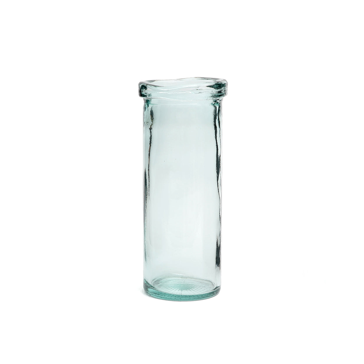 Vase Jiandan en verre recyclé transparent 36 cm