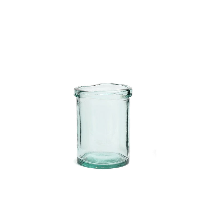 Dimensions Vase Jiandan en verre recyclé transparent 20 cm