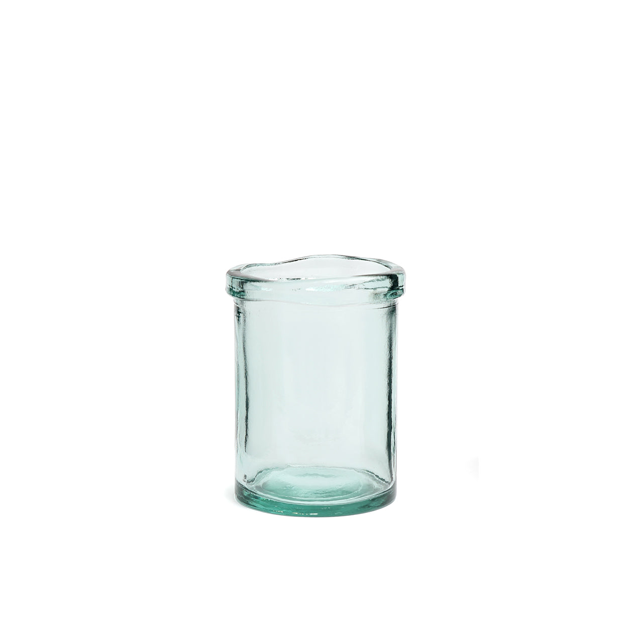 Vase Jiandan en verre recyclé transparent 20 cm