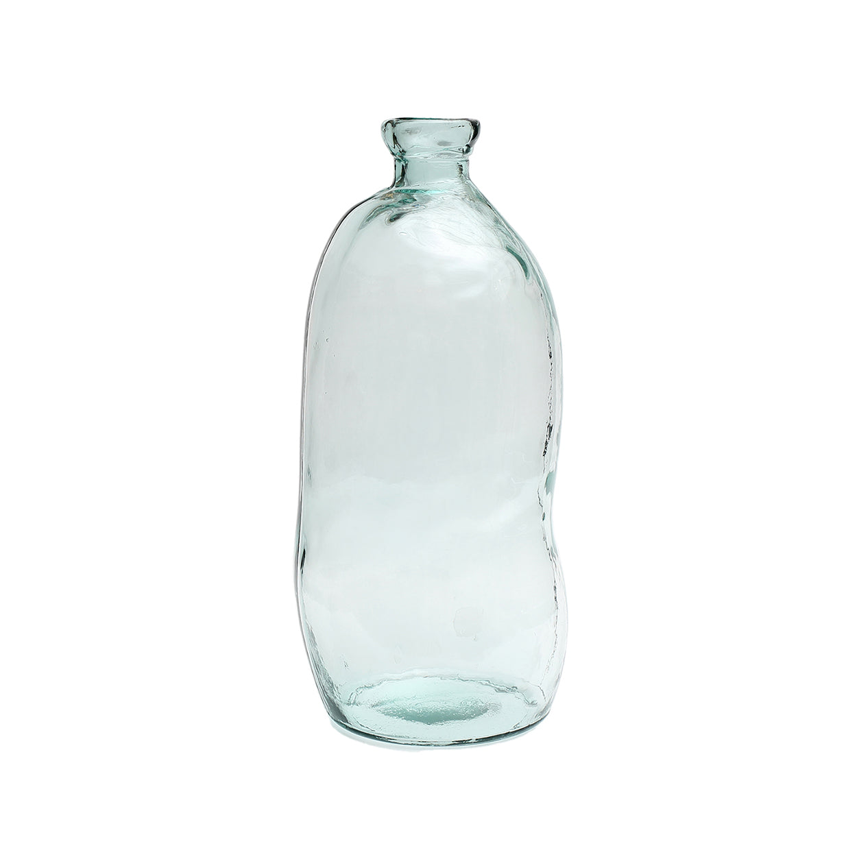 Vase Jinsuo en verre recyclé transparent 73 cm