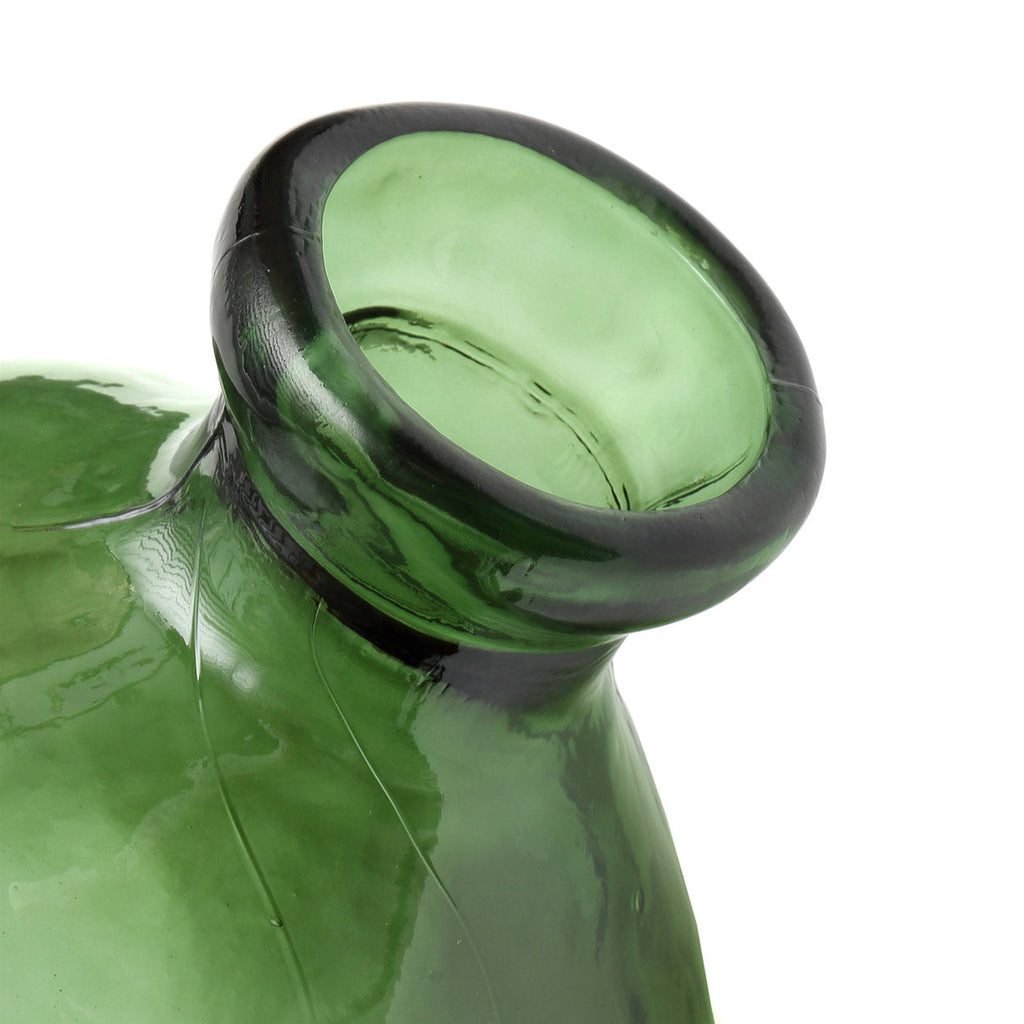 Vase Jinsuo en verre recyclé vert 73 cm, vue 3