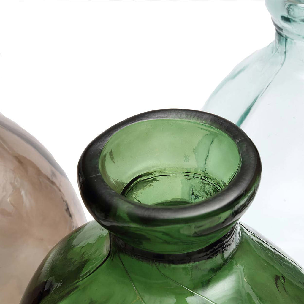 Vase Jinsuo en verre recyclé vert 73 cm, vue 4