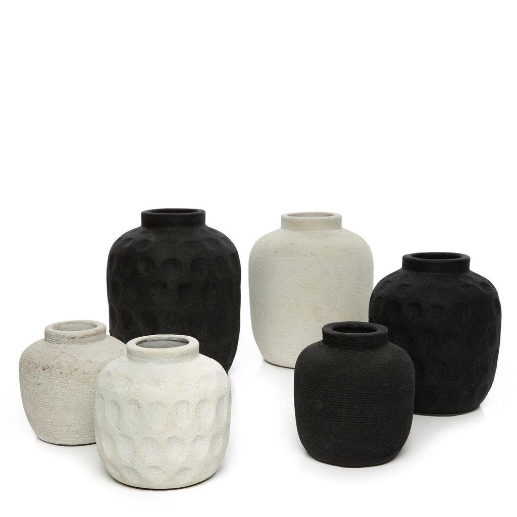 Vase Peaky en terre cuite noire 14 cm, vue 6