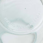 Vase Qiezi en verre recyclé transparent 35 cm, vue 4