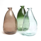 Vase Shudi en verre recyclé transparent 36 cm en situation