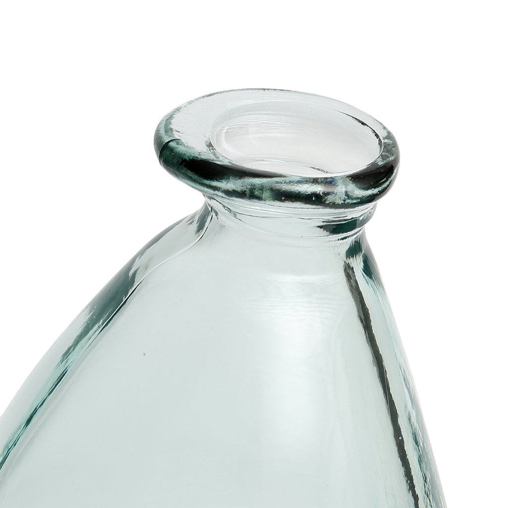 Vase Shudi en verre recyclé transparent 36 cm, vue 3