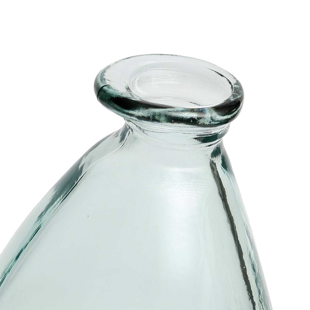 Vase Shudi en verre recyclé transparent 36 cm, vue 3