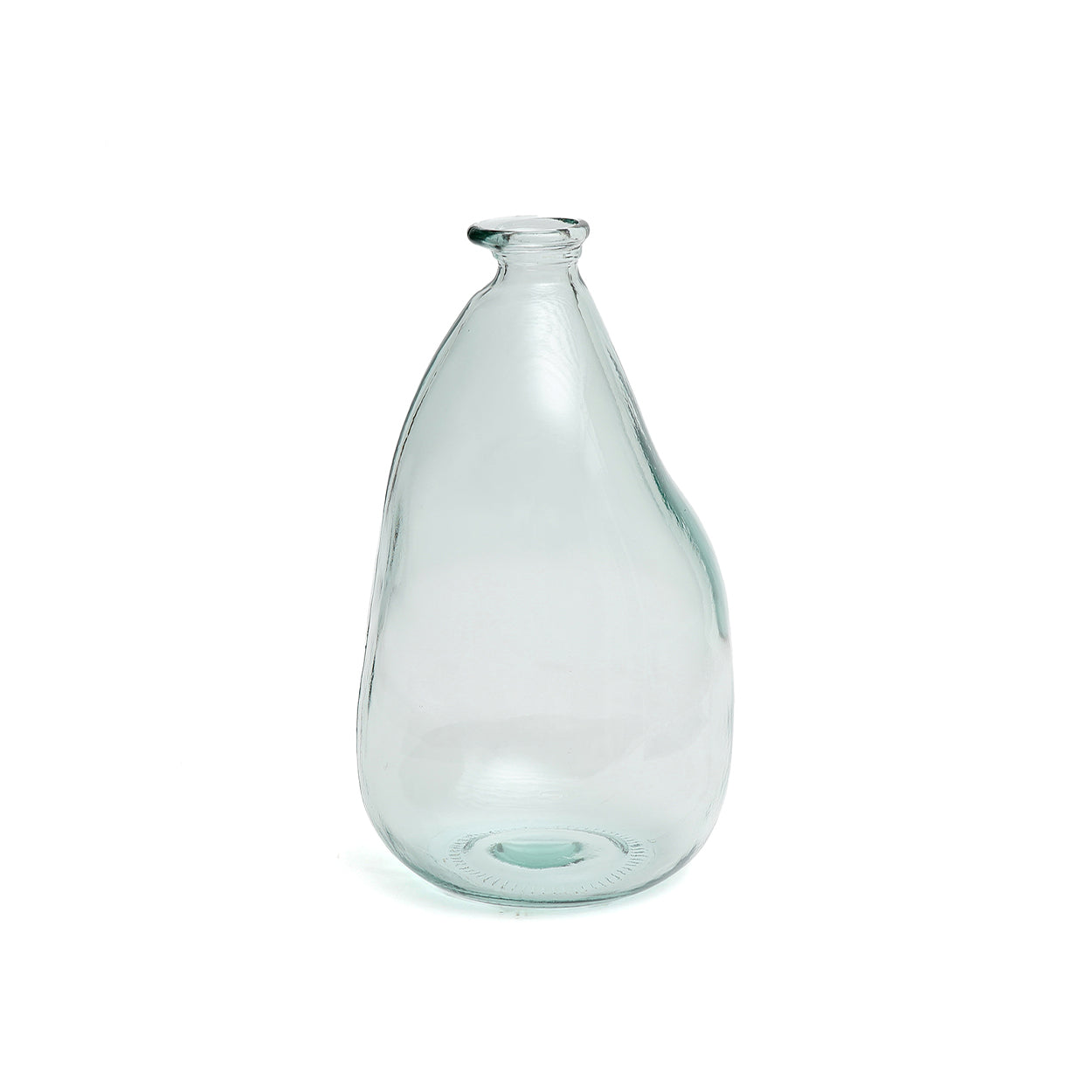 Vase Shudi en verre recyclé transparent 36 cm