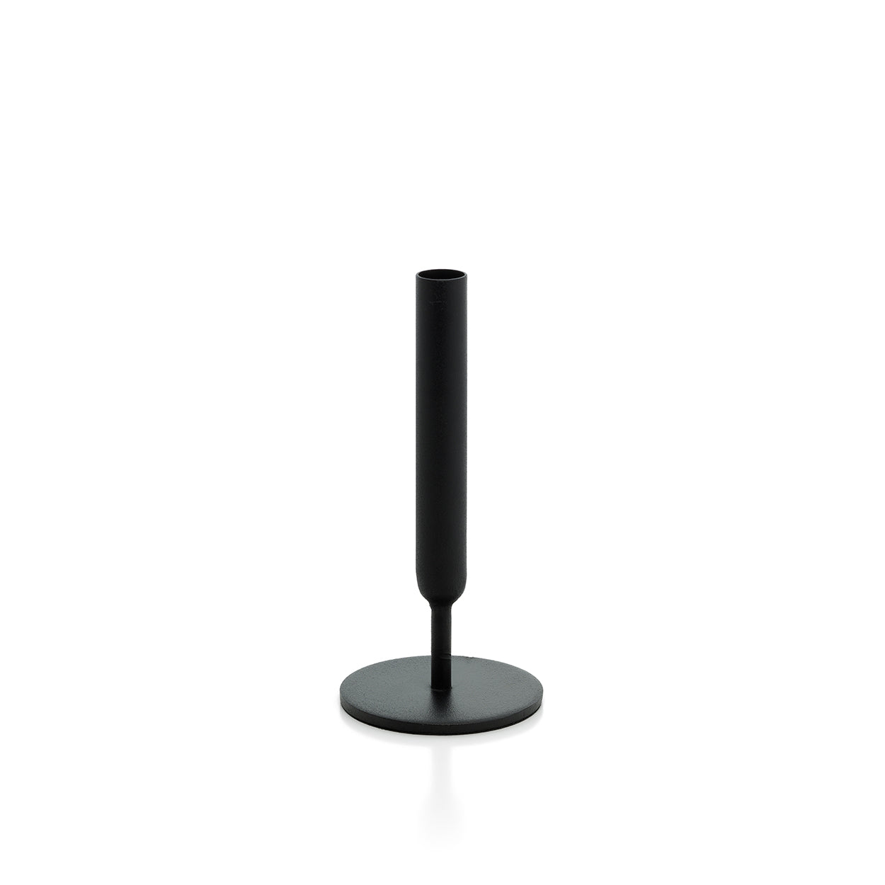 Vase soliflore Miss Slimsy en métal noir 22 cm