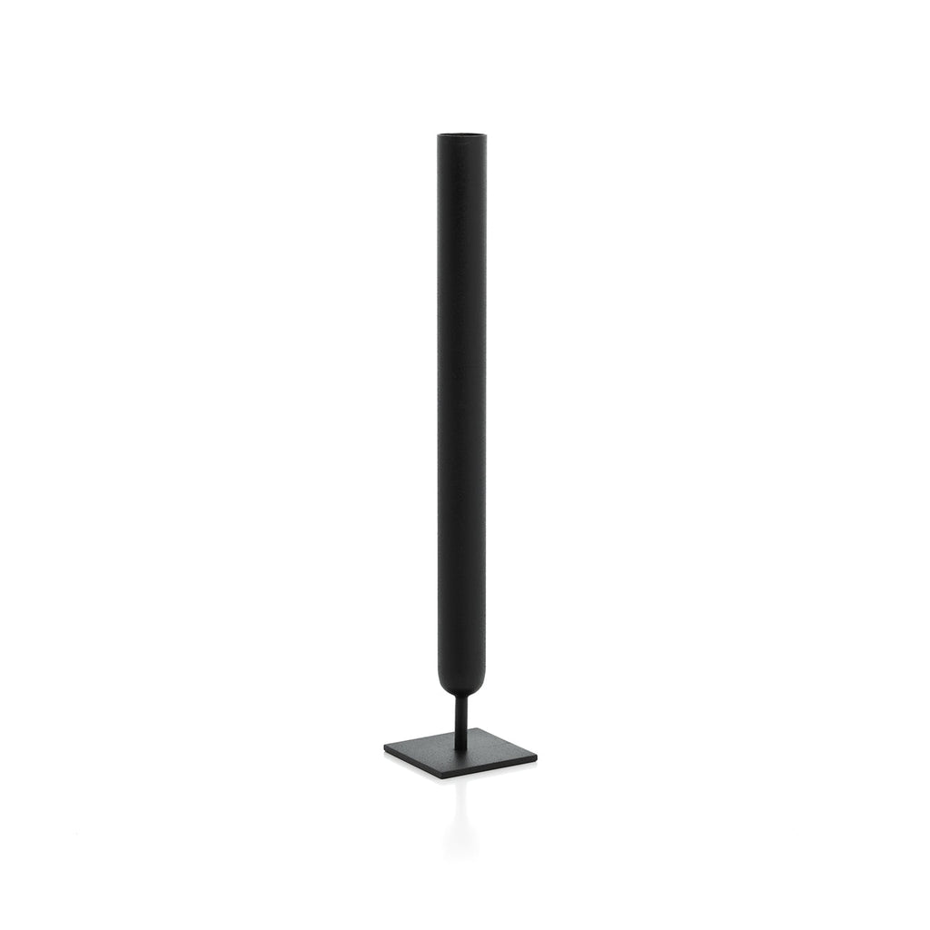 Vase soliflore Miss Slimsy en métal noir 50 cm