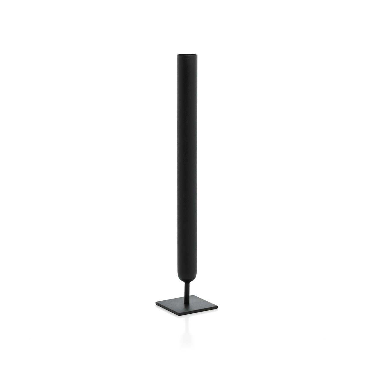 Vase soliflore Miss Slimsy en métal noir 50 cm