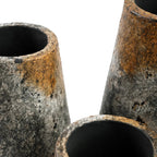 Vase Spooky en terre cuite grise 31 cm, vue 6