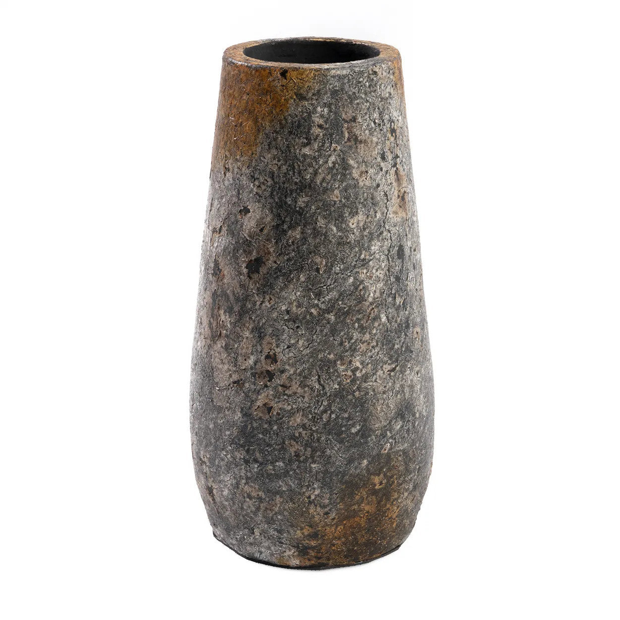 Vase Spooky en terre cuite grise 31 cm