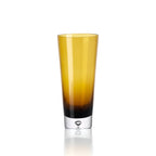 Vase Sunset Glow en verre ambré 30 cm