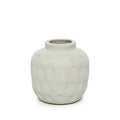 Vase Trendy en terre cuite écrue 14 cm