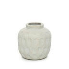 Vase Trendy en terre cuite écrue 14 cm